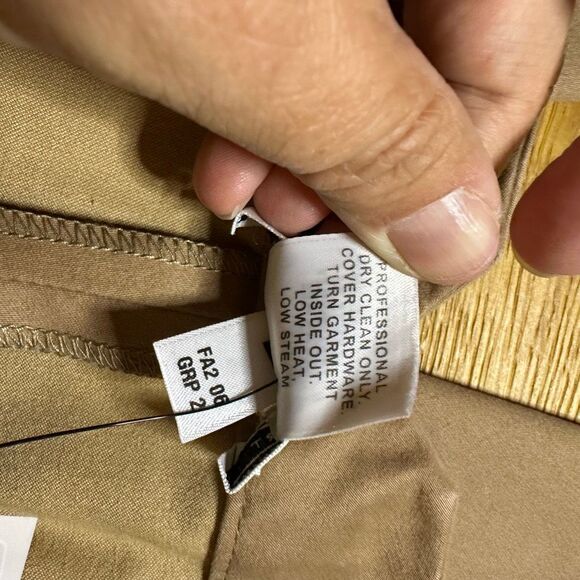 St. John Sport tan career pants 12 the real real - Picture 5 of 9